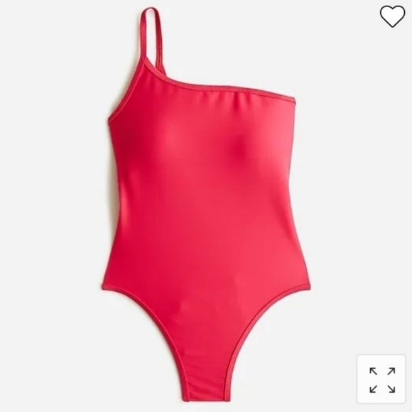 J Crew ribbed one shoulder one piece swimsuit - Picture 1 of 10